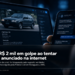 Jovem perde R$ 2 mil em golpe na compra de carro pela internet